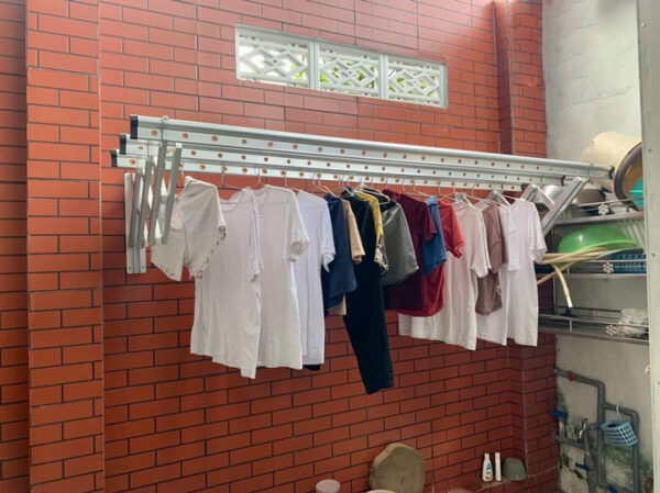 Giàn phơi xếp tường cao cấp