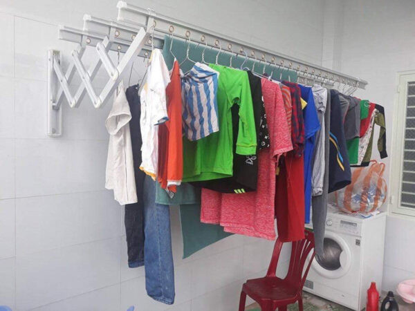 Giàn Phơi Xếp Tường Nhập Khẩu Korea